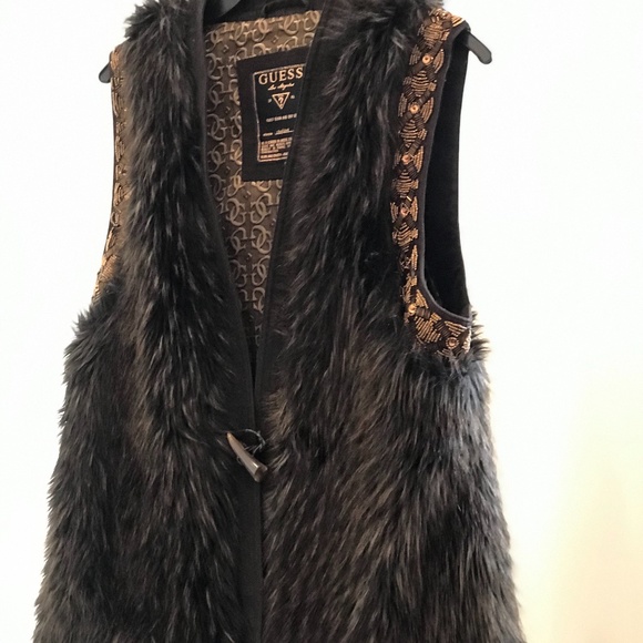 Guess Faux Fun Vest